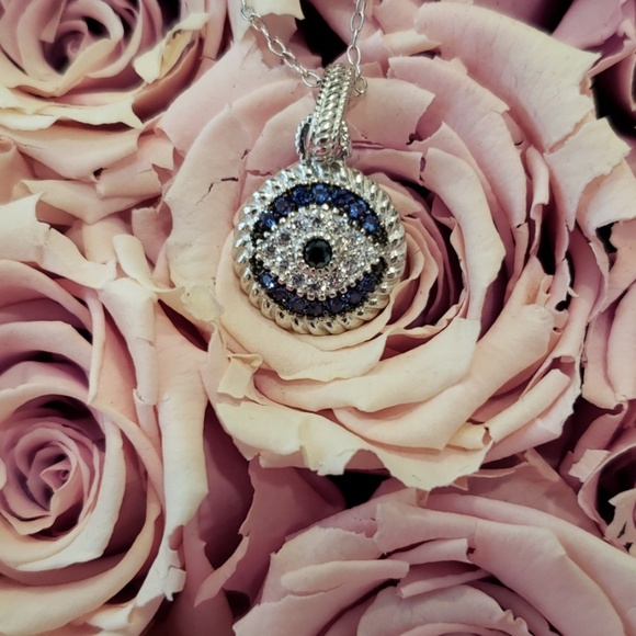 Swarovski Evil Eye Necklace - Picture 3 of 5